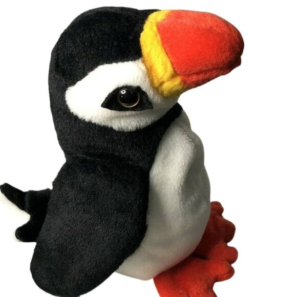 Ty Beanie Baby 'PUFFER' The Puffin 1997 New Tush & Plastic Enclosed Tag Retired - Picture 1 of 10